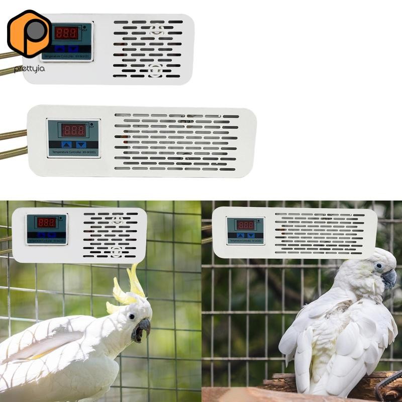 [สวย] นกกรงเครื่องทําความร้อนนกโคมไฟความร้อนที่มีโคมไฟที่มีเชือกป้องกันการกัดไม่ฮาร์มไม่มีไฟนกคอนยืนอุ่นสําหรับงูนกแก้ว