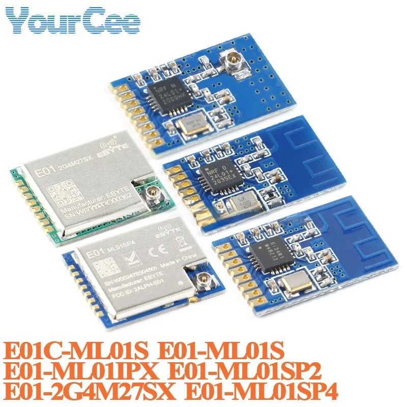 1 ชิ้น E01-2G4M27SX ML01SP4 Wifi โมดูลไร้สาย 2.4GHZ RF Transceiver nRF24L01 + PA + LNA 4 กม. E01C-ML