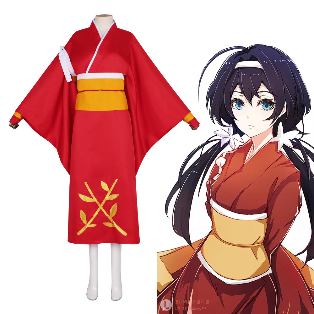 ชุด.Cosplay.Yukata.Kimono.Izumi.Kyouka จาก.Anime.Bungo.Stray.Dogs สำหรับ.คอสเพลย์