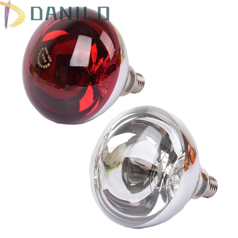 DANILO ความร้อนหลอดไฟความร้อน 1 pcs 100/150/200/250W กว้าง Application Hatch ไก่ E27 สัตว์เลี้ยง Brooder โคมไฟ