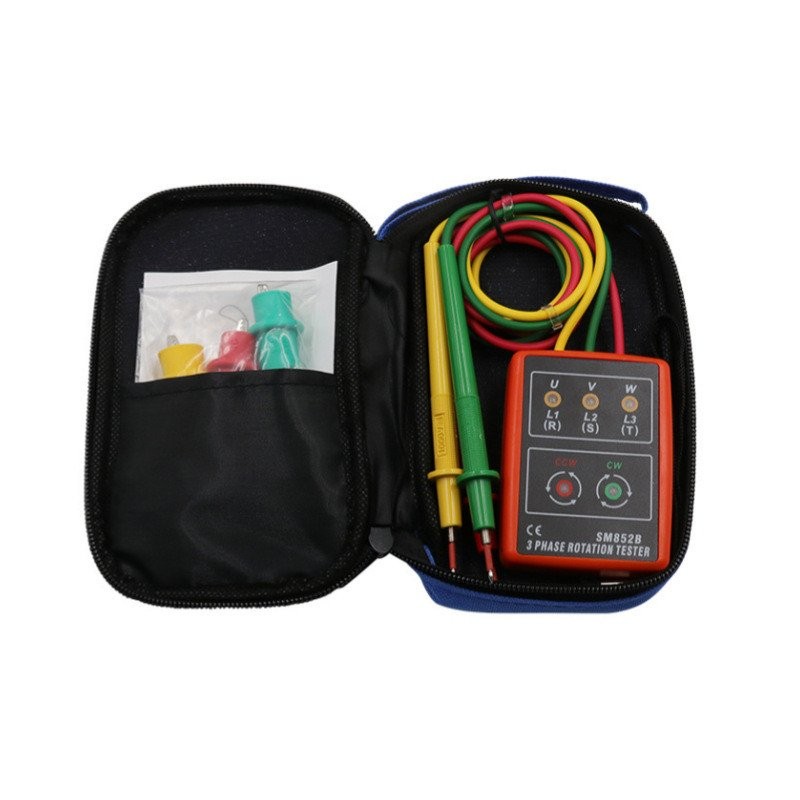 ลําดับ Xinbao Keyi SM-852 และลําดับเฟส Status SM852B/Detector เฟสการวัดลําดับเฟส WKJB