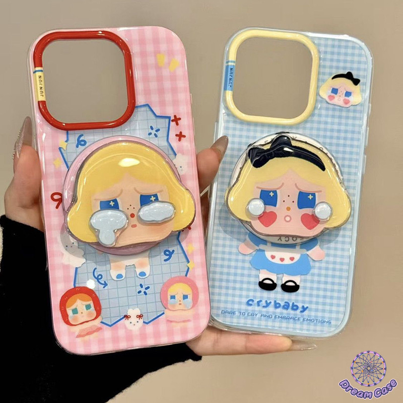เคสไอโฟน 11 ร้องไห้น่ารักคลาสสิกคู่รัก IMD ใหม่ สำหรับ IPhone 13 17 AIR 16 11 15 12 14 Pro Max 7 8 14 15 16 Plus XR X