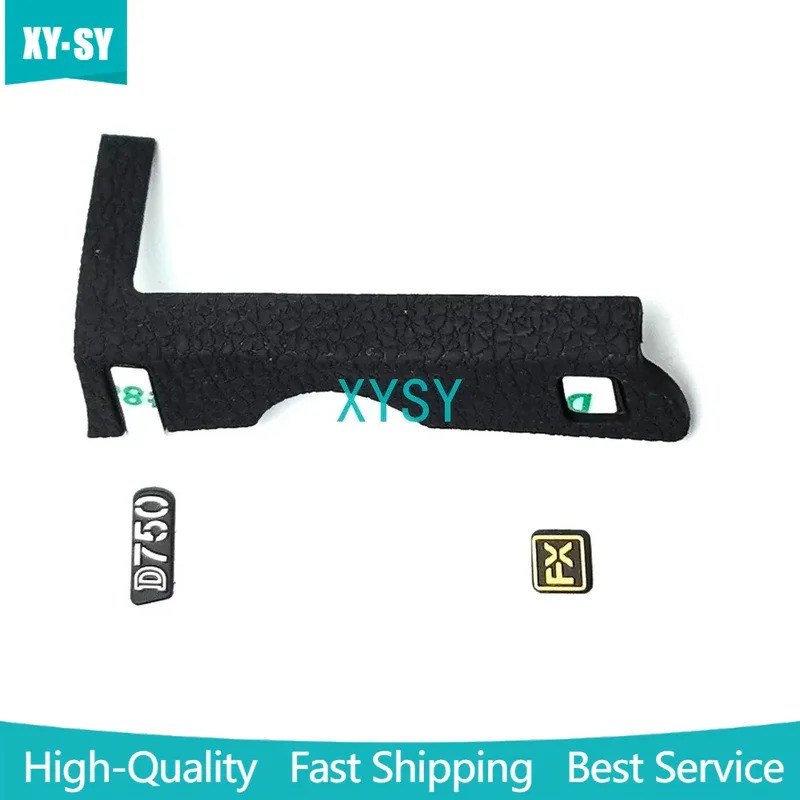 ยางกริปด้านซ้ายอินเทอร์เฟซใหม่ + หน่วย LOGO +FX สําหรับกล้อง Nikon D750