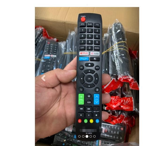 รีโมทคอนโทรลสําหรับ RC-NF02 Netflix TVSeries 2HS534AN 40HS534AN 42HS534AN 43HS534AN 49HS534AN 50HS53