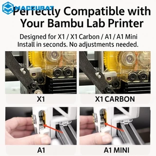 3PCS สําหรับBambu Filamentเครื่องตัดใบมีดสําหรับBambu Lab X1/X1C/P1S/P1P/A1 Mini 3Dเครื่องพิมพ์เส้นใยเครื่องตัดอะไหล่