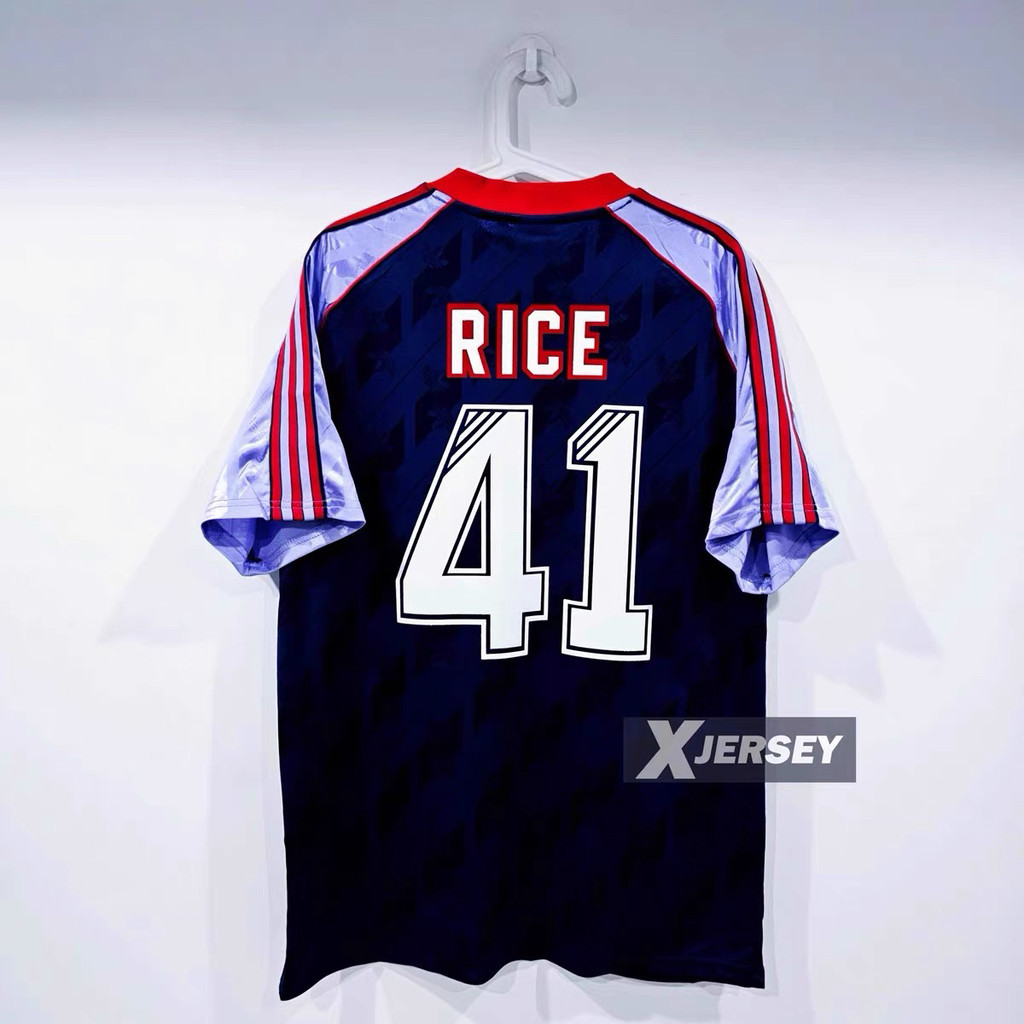 warrix warrix official store อาร์เซนอล24-25 Purple Retro Jersey Fan Edition ออกใหม่ JVC Edgor Carafi