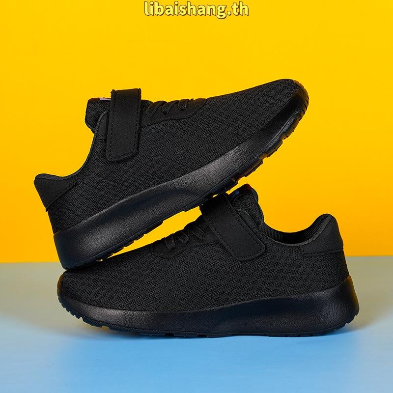 Kids Mesh Sneaker Korean Casual Shoes School Shoes Child Students Black Shoes for Kids Girls Running
