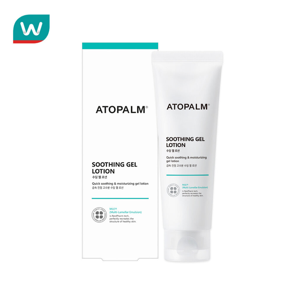 Atopalm อโทปาล์ม ซูทติ้ง เจล โลชั่น 120 มล. โลชั่นบำรุงผิวหน้าและผิวกาย