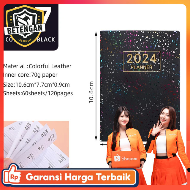 MINKYS 2024 สมุดแพลนเนอร์ 365 วัน Glitz - MK20