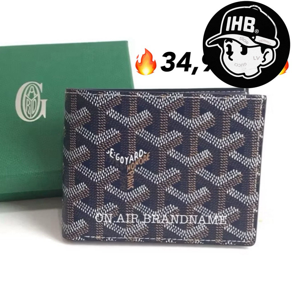 New goyard victoire wallet กระเป๋าสตางค์ สีกรม สวยหายาก