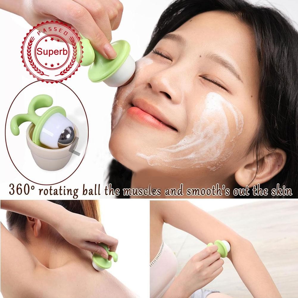 เครื่องนวดตาประคบน้ําแข็งลูกบอลโลหะสามารถทําความสะอาดและนวดได้ Ball Hockey Face Ice A3v0