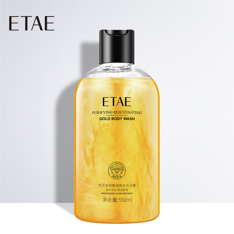 Fanzhen 24k Gold Body Wash 550ml Mild Foam Delicate Fragrance 24k Gold Body Wash [รับส่วนลดคูปอง] 10