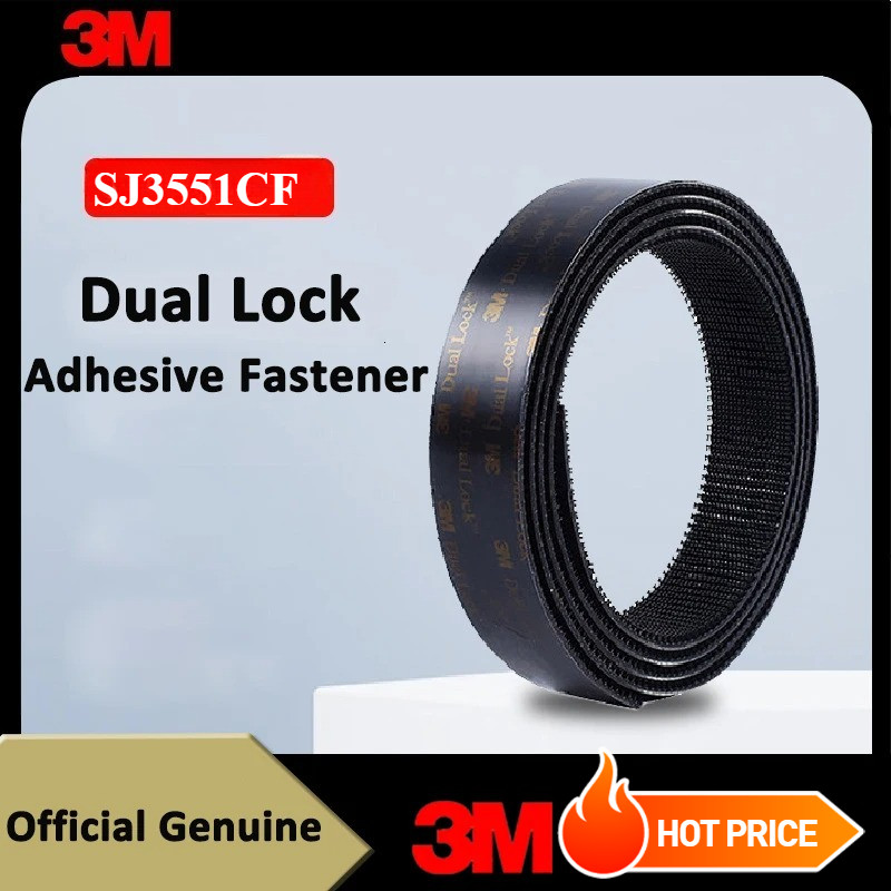 3M SJ3551CF Dual Lock เทปเห็ดหัวเข็มขัด 50/100 ซม.Sj3551 เห็ดคงที่หัวเข็มขัดที่ถอดออกได้ 3M Dual ล็อ