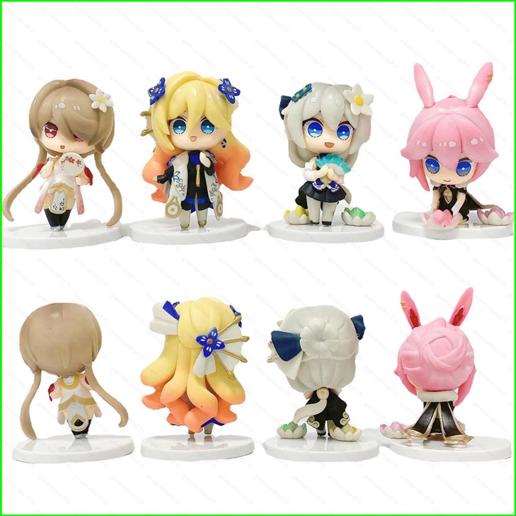 GC 4pcs Honkai Impact 3 Action Figure รุ่น Q Kiana Rita Yae Sakura Durandal ตุ๊กตาของเล่นสําหรับของข