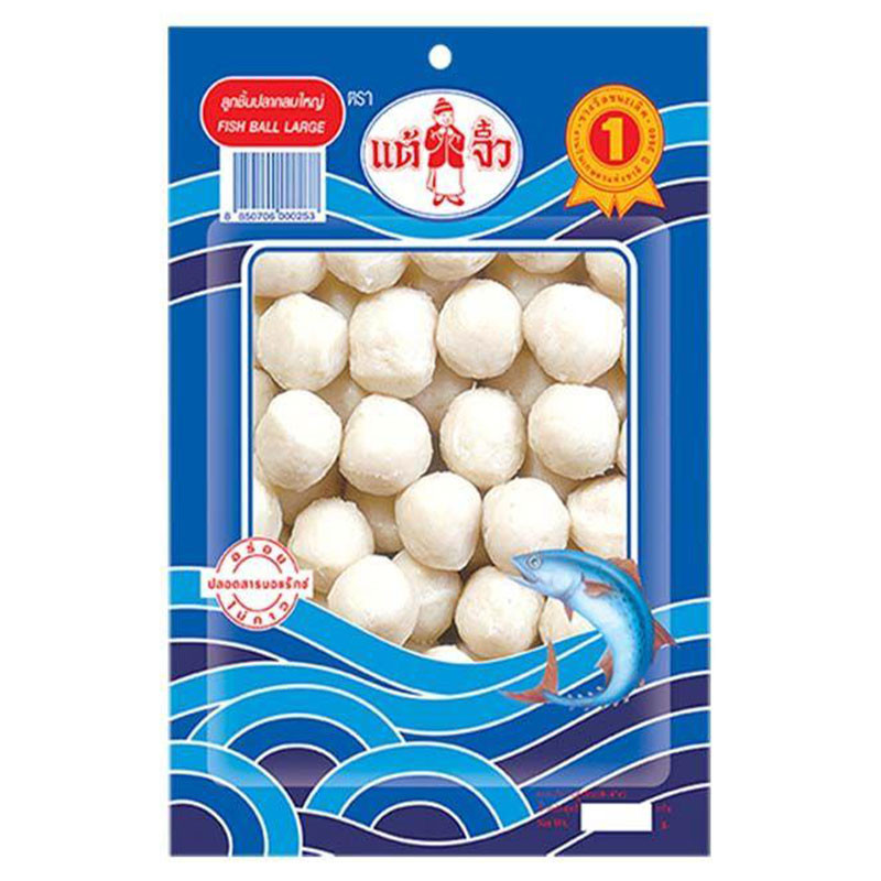 แต้จิ๋ว ลูกชิ้นปลากลม ใหญ่ 400 ก. (CHIU CHOW Fish Ball 400 g)
