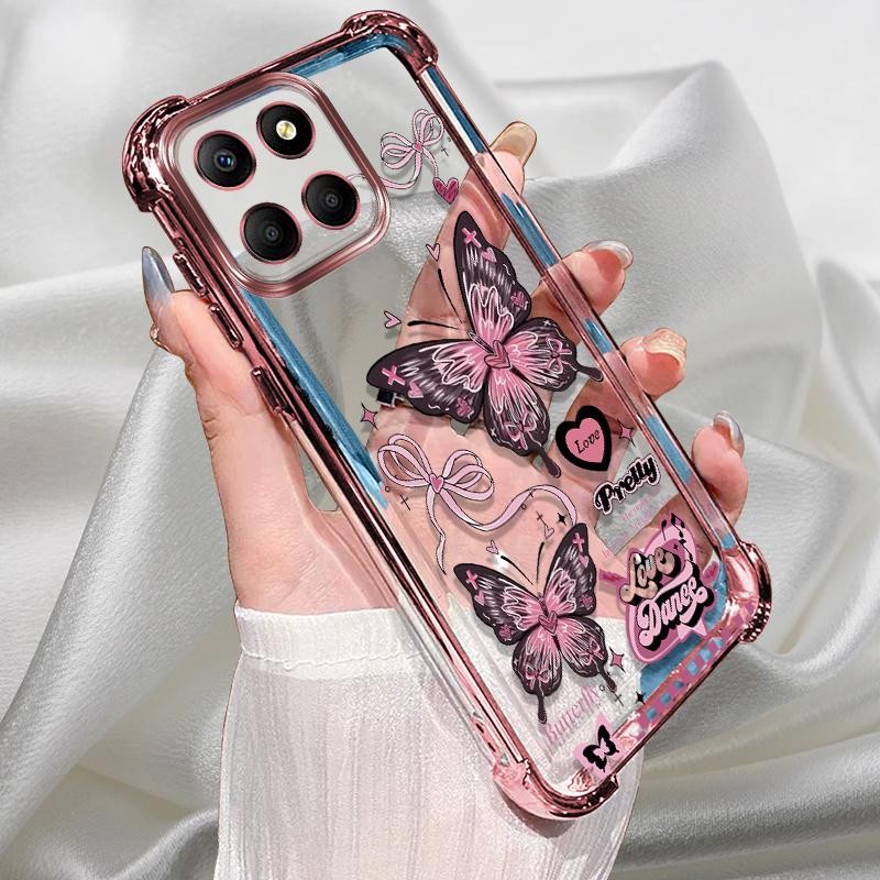 สําหรับ Xaiomi 15T กรณีสีชมพูชุบซิลิโคน TPU anti drop ปกหลังกันกระแทกการ์ตูนเคสโทรศัพท์ Xiaomi 15T P