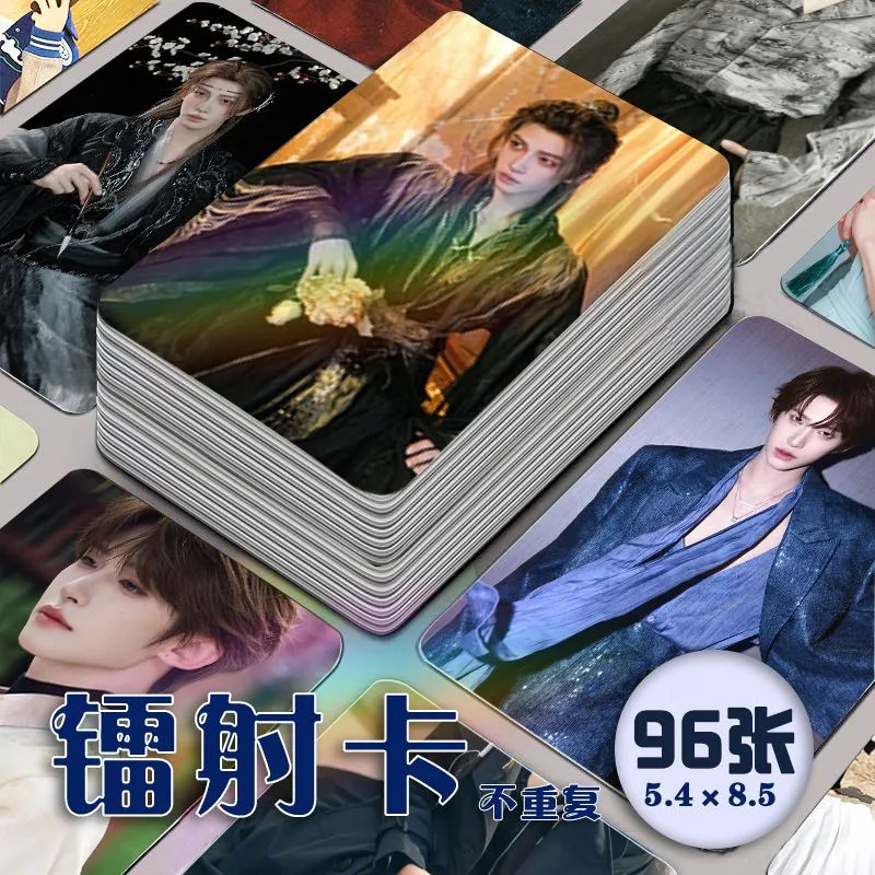 ✨✨Liu Universe Poet Concert Laser Photocard 96 ชิ้นครบชุดฟังอัลบั้มฝนลายเซ็นเครื่องแต่งกายการ์ดล่าสุ