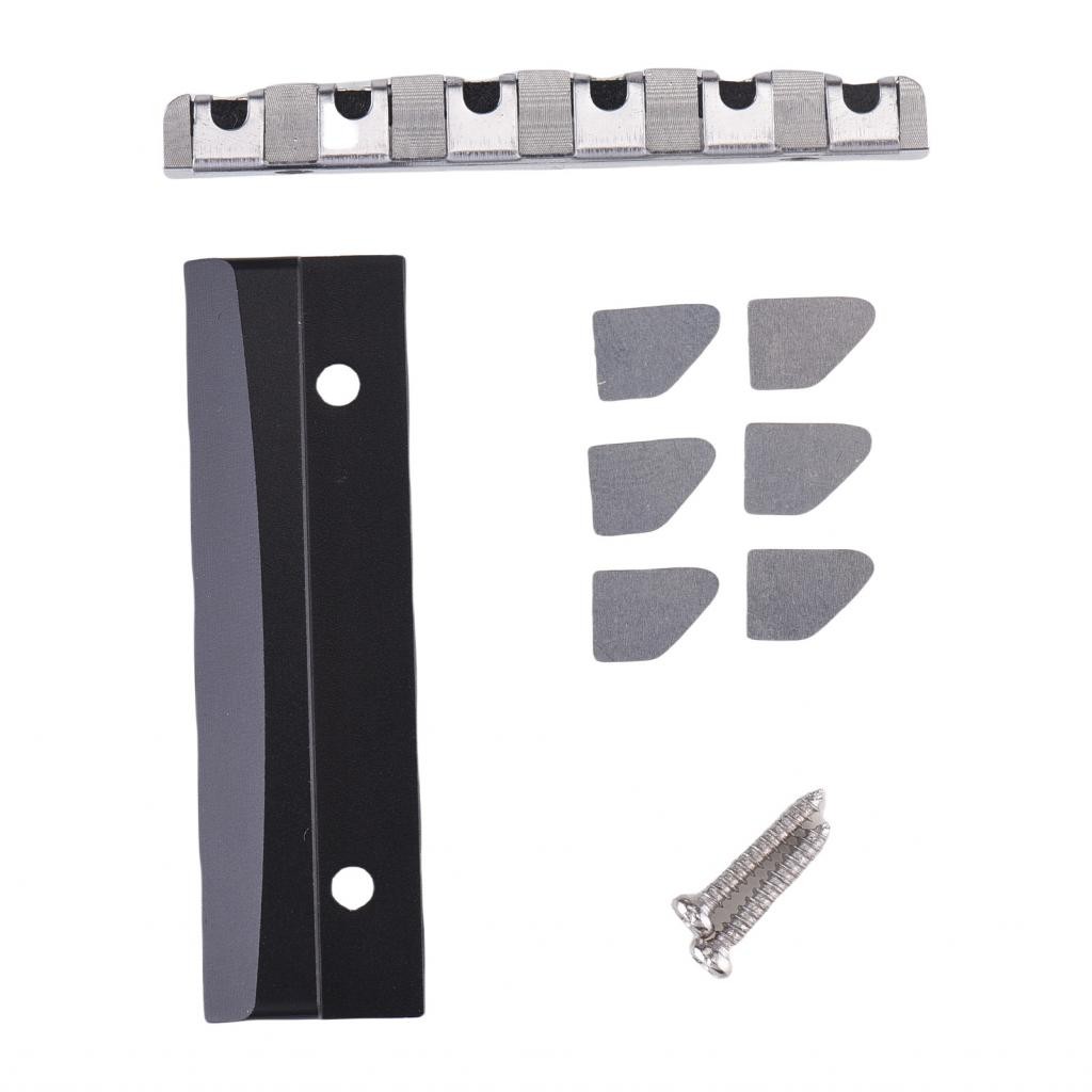 Vbabyhome-TH Guitar Roller Nut หมอนหัวสแตนเลสไฟฟ้า HSS Pickup String Rest สำหรับนักดนตรี