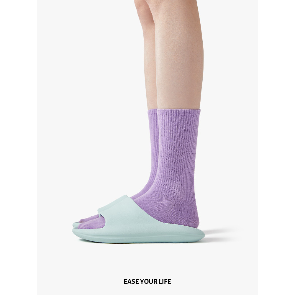 Posee Park West Wave แบนเรือคู่รองเท้าแตะรองเท้าแตะชายฤดูร้อน Anti-slip บ้านในร่มในครัวเรือนรองเท้าแ