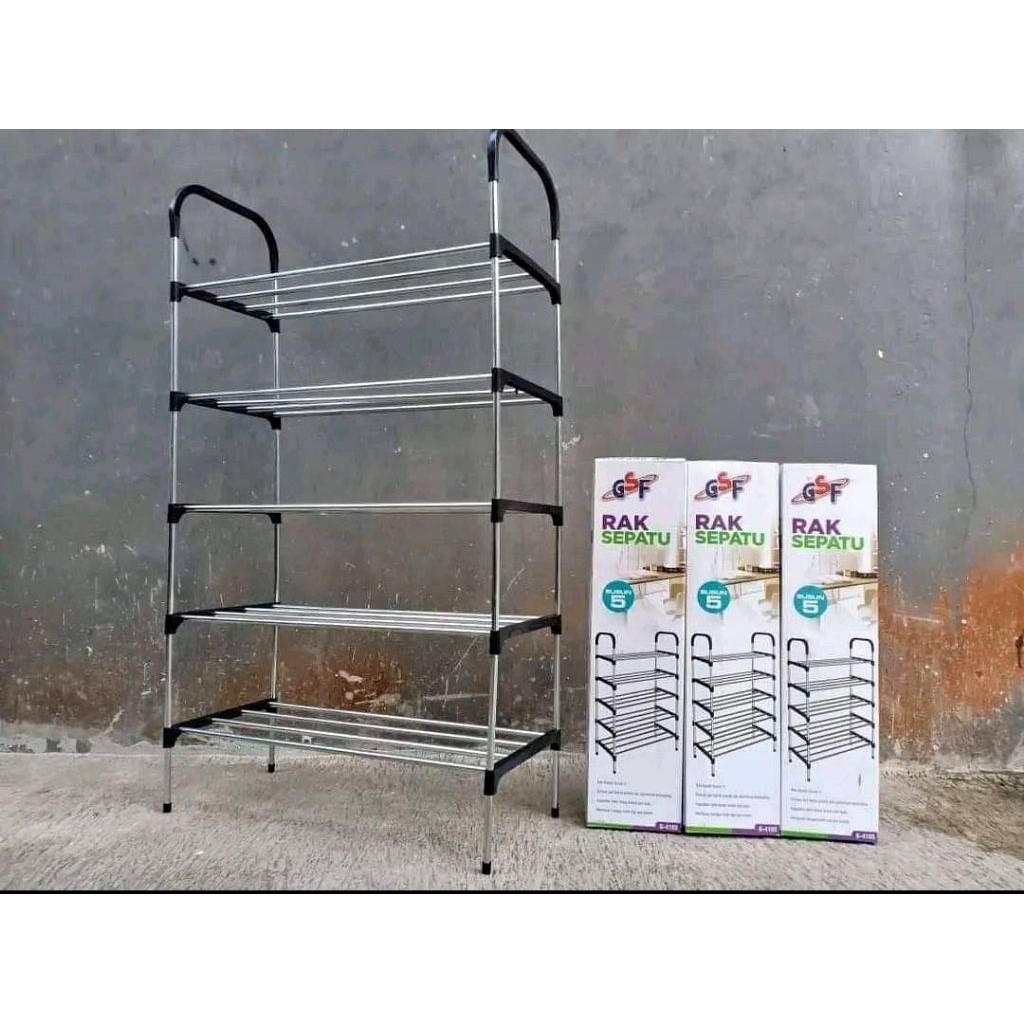 GSF G-4105 SHOE RACK / GSF 5-TIER SHOE RACK / MULTIFUNCTIONAL SHOE และรองเท้าแตะ RACK