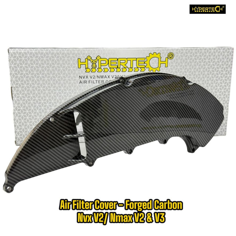 ฝาครอบกรองอากาศ HYPERTECH [ FORGED CARBON / DRY CARBON ] NVX155 V2/V3 & NMAX155 V2/V3 & NVX V2/V3