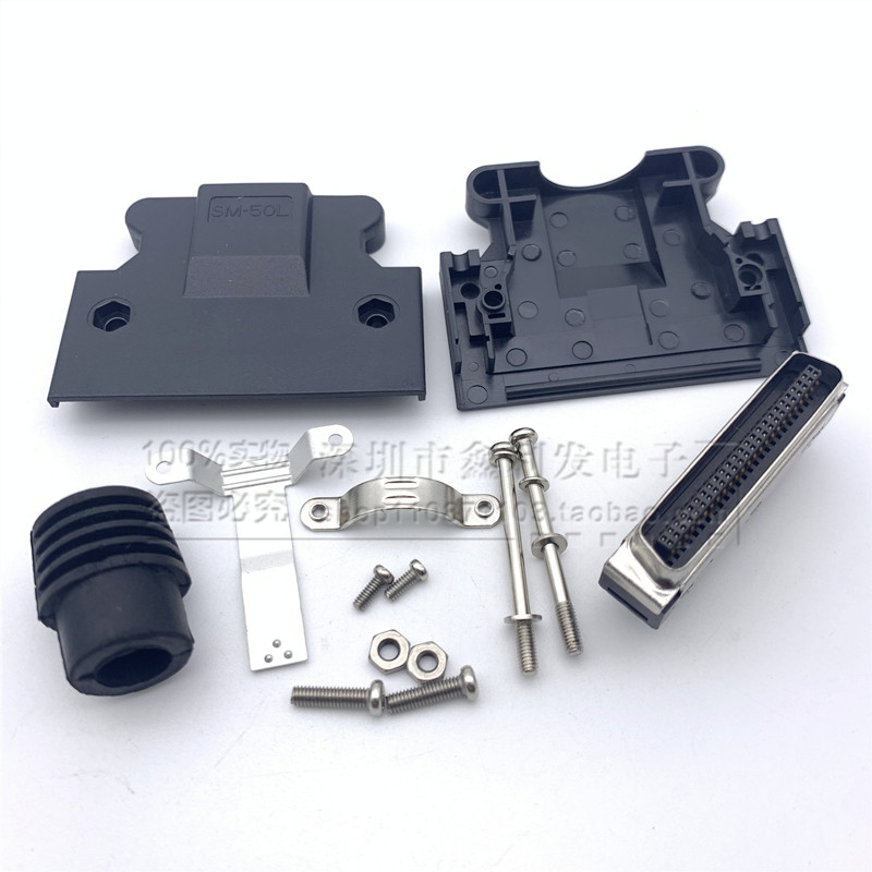 Delta SM-50P Mitsubishi MR-J3CN1 50P Server Plug SCSI-50 Core 3M10350 MDR Connector