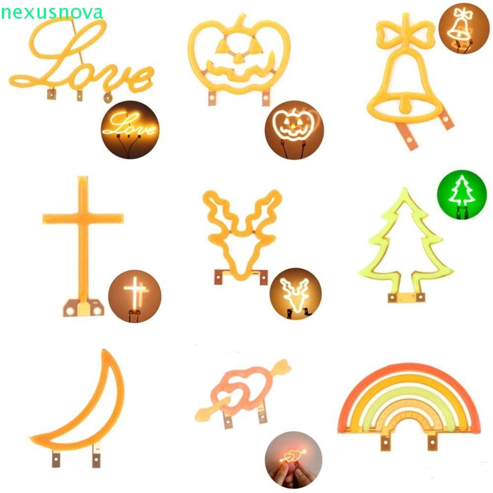 NEXUSNOVA LED Edison Filament, 3V Micro Diode Light Filament, ตกแต่งบ้านยืดหยุ่น Retro การ์ตูนหลอดไฟ