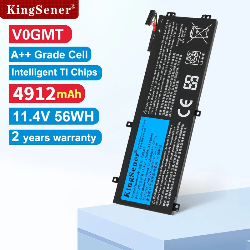V0GMT 56WH เปลี่ยนแบตเตอรี่สําหรับ DELL G7 17 7700 สําหรับ Dell Inspiron 15 7501 สําหรับ Dell Vostro