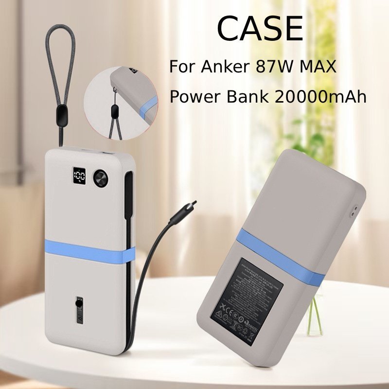 For Anker 20000mah 87W MAX (A1383)Power bankเคสป้องกันซิลิโคนอ่อนนุ่ม