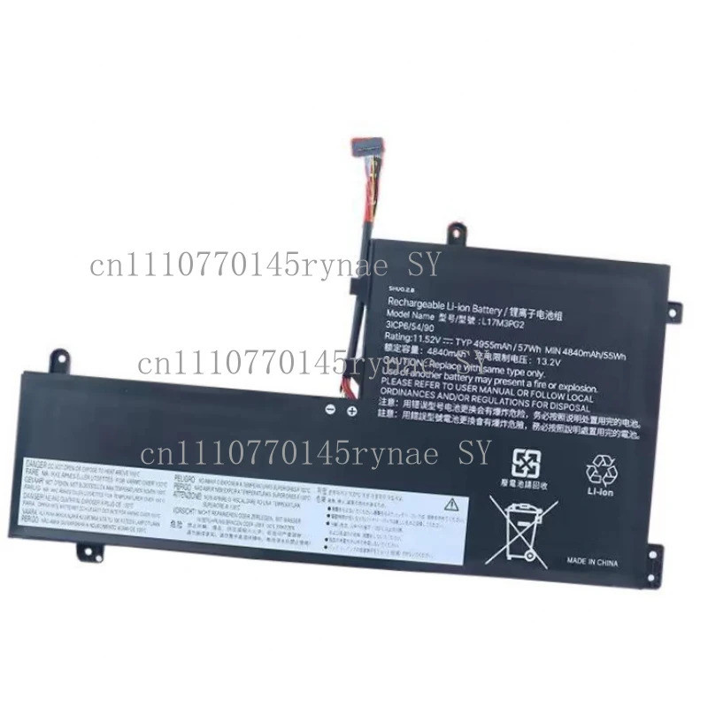 4840mAh L17M3PG2 แบตเตอรี่แล็ปท็อปสําหรับ Lenovo Legion Y7000 Y7000P-1060 Y530 Y540 Y730