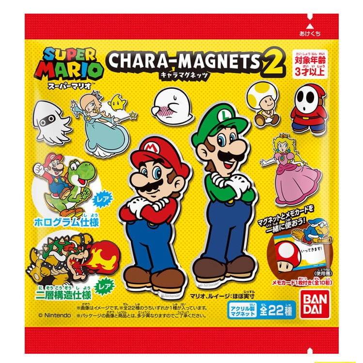 Bandai Candy Toys : SUPER MARIO CHARACTER MAGNET 2 W/O GUM
