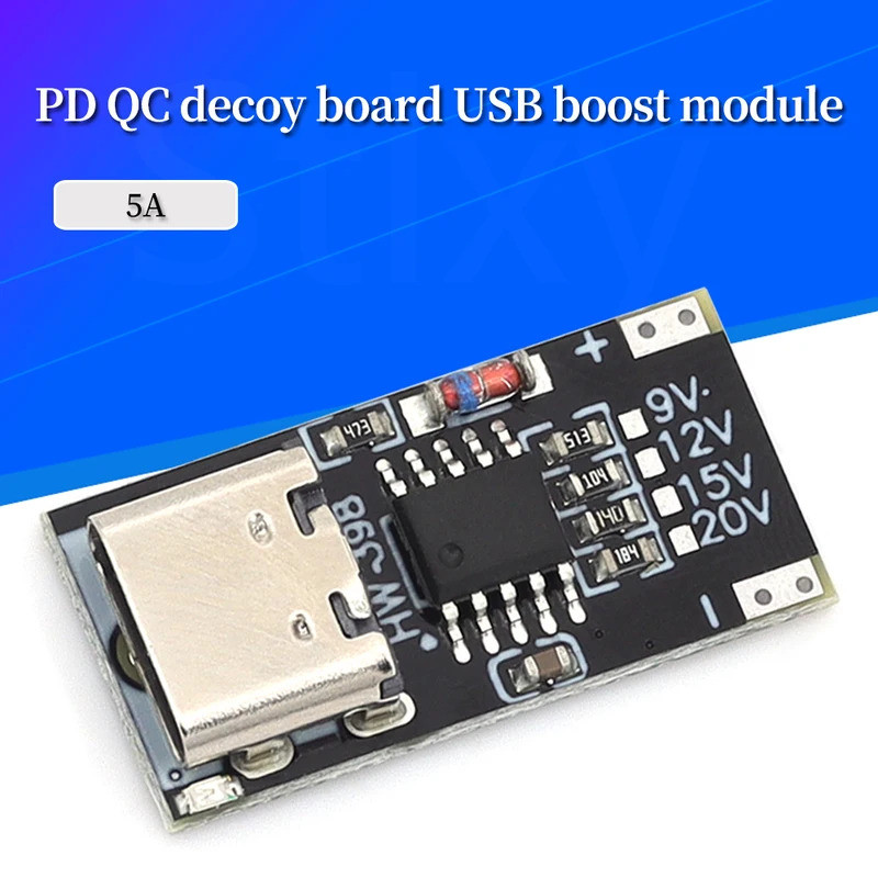 Type-C PD2.0 PD3.0 9V 12V 15V 20V Fast Charge Trigger Polling Detector USB Boost แหล่งจ่ายไฟเปลี่ยนโ