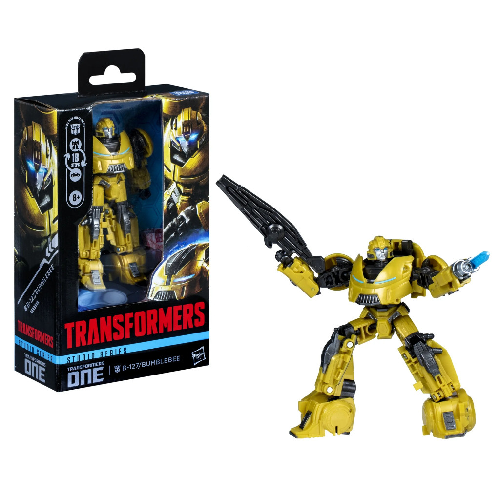 Transformers Studio Series Deluxe Class Transformers One Bumblebee (B-127) 4.5 Action Figure, 8+ G06