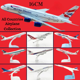 โลหะ 16 ซม. (Die-Cast) โบอิ้ง 747 777 787 1:400 Scale Model Airplane Worldwide Aeroplane Model Toy Gift