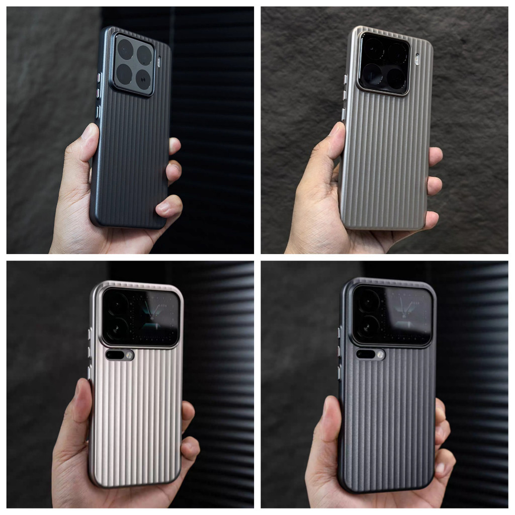 Light และ Thin Anti-Crack Strip hard case สําหรับ Xiaomi 17T Pro Mi17 Mi15 Mi14 Mi13 Pro Max ฝาครอบโ