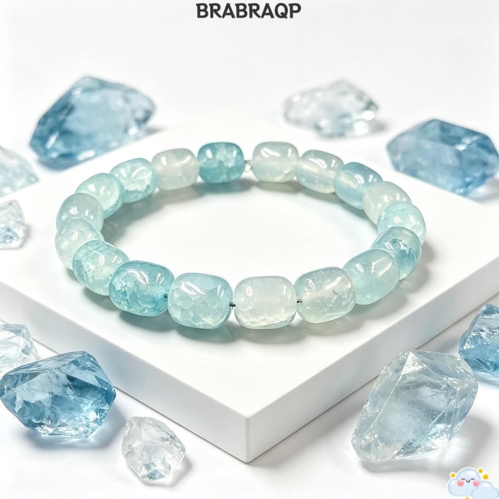 บรารา กําไลสร้อยอเมทิสต์, สร้อยข้อมือคริสตัลบรรเทาความเครียดลูกปัดสีม่วง, สี่เหลี่ยมผืนผ้า ‌Emotiona