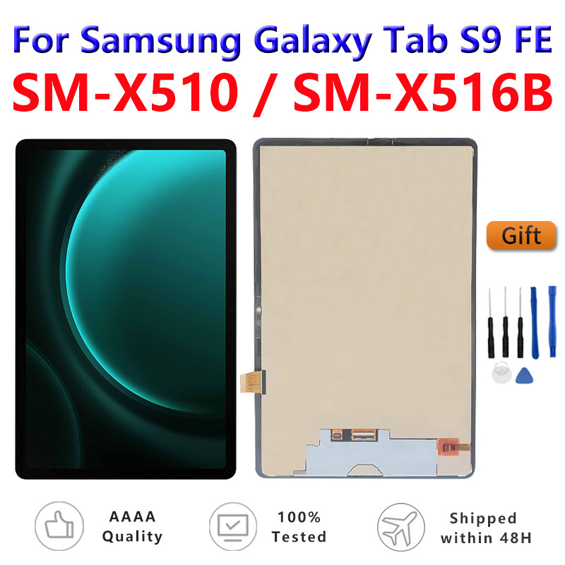 10.9" LCD ใหม่สําหรับ Samsung Galaxy Tab S9 FE X510 X516B SM-X510 SM-X516B IPS Touch Screen Digitize