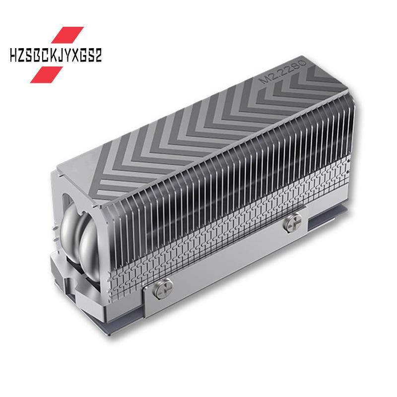 Hzsbckjyxgs2M.2 2280 NVMe SSD ความร้อน Cooler Dual ท่อความร้อนคุณภาพสูงสําหรับ 2280 SSD PC คอมพิวเตอ