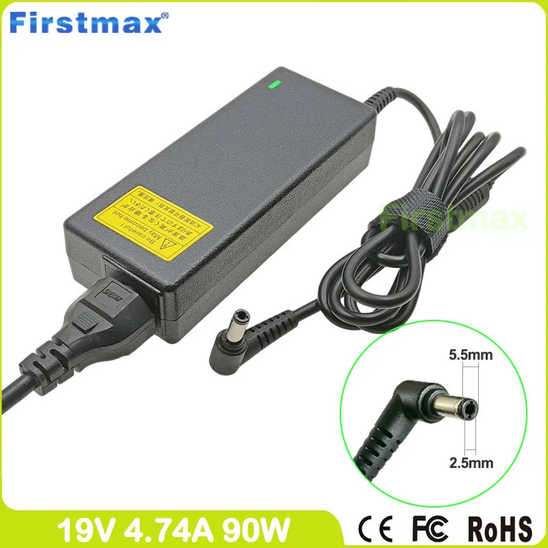 19V 4.74A 90W สําหรับ Asus K756UX N550JA N550LF P450JF P450JN P450V P450V P450V P450VC P550DP P552E 