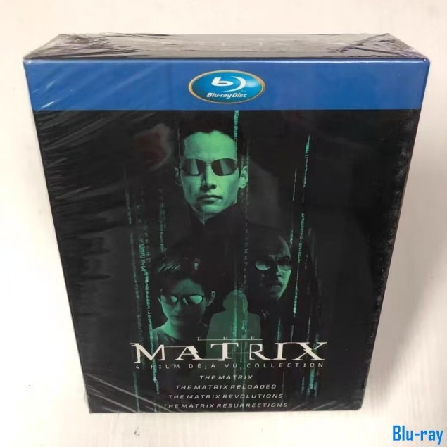 [BRAND NEW SEALED] Movie The Matrix 4 Movie Collection Box Set 4-Disc Blu-ray Boxed