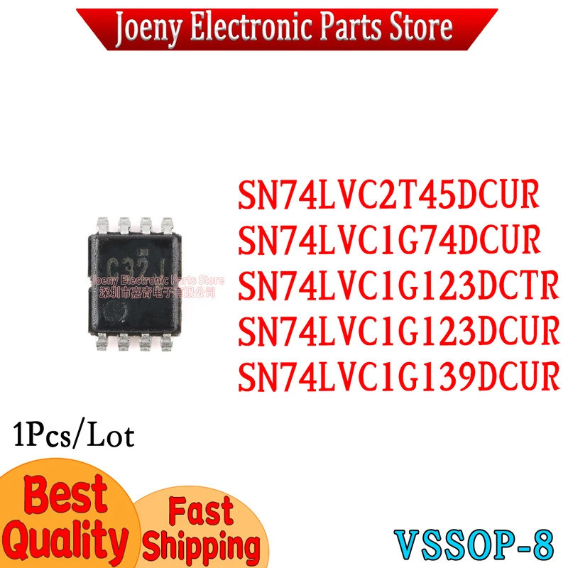 5PCS SN74LVC1G139DCUR SN74LVC1G123DCTR SN74LVC1G74DCUR SN74LVC1G123DCUR SN74LVC2T45DCUR SOP ชิป ic