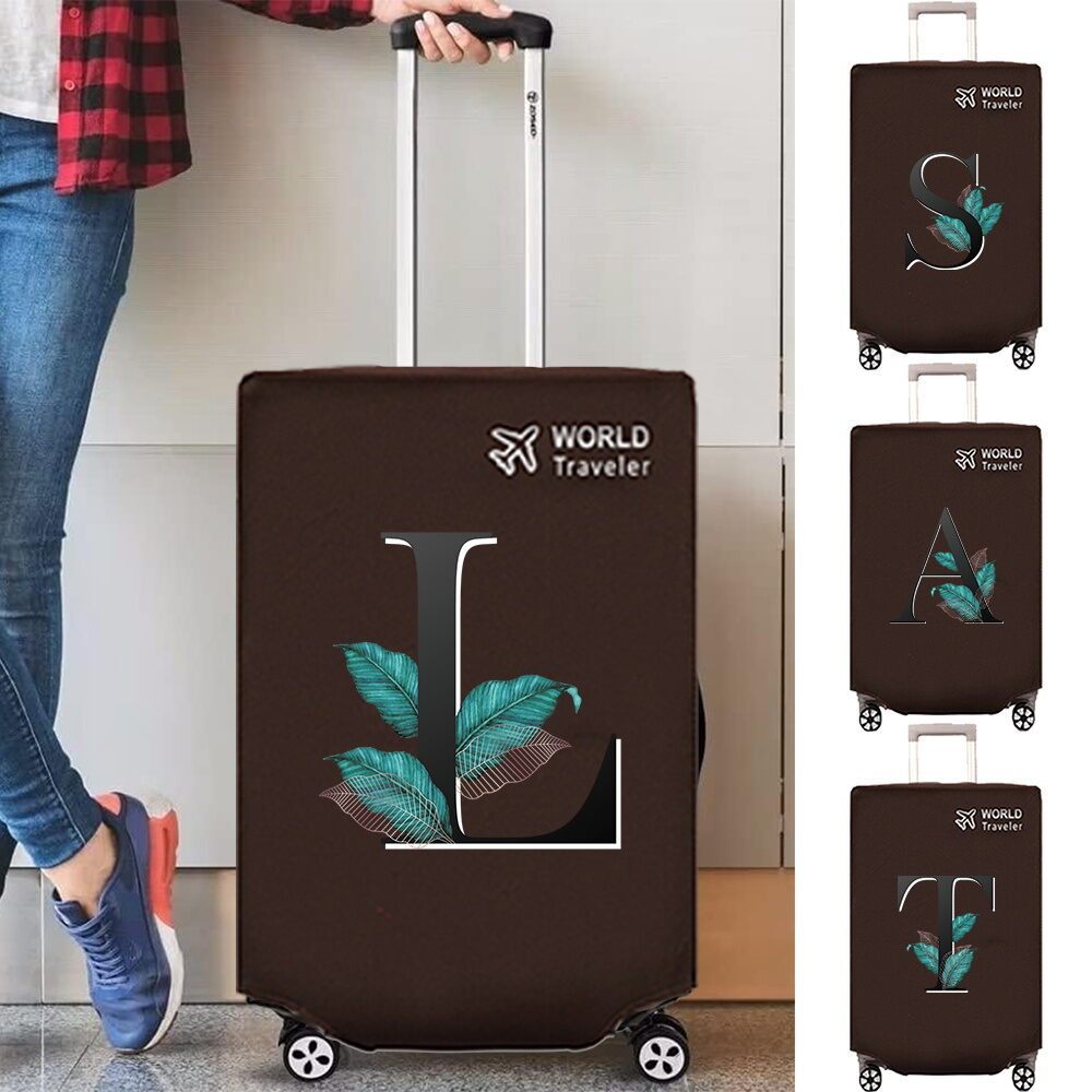 Non-woven Luggage Cover   Luggage Cover 20-30Inch Suitcase Protector Brown Suitcase Cover