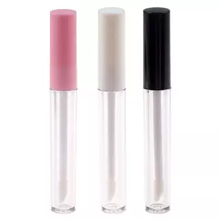 LEO-T 10ชิ้น/ล็อต2.5มล. หลอดลิปกลอส DIY ขวดเปล่าเครื่องสำอาง COD