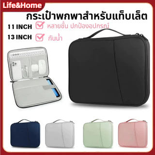 กระเป๋าใส่ ไอแพด แท็บเล็ต ไนลอนกันน้ำ 11/13 นิ้ว ไอแพด/Tablet/Notebook/Macbook ไม่มีสาย COD