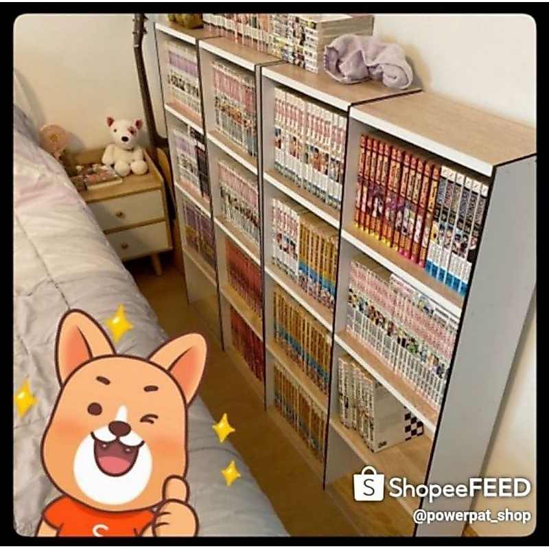 ชั้นวางหนังสือการ์ตูน