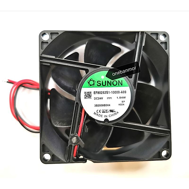 Sunon พัดลม 24V 2.5นิ้ว (60x60x25 มม.)   ของแท้ 100% ตรงสเปค ทนทาน ออกใบกำกับภาษีได้ onebanmor