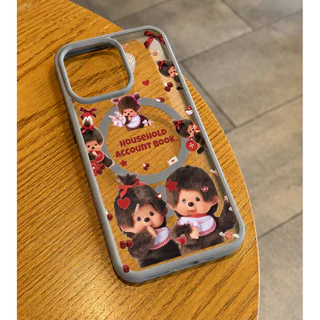 Monchhichi -เคสแม่เหล็กกันกระแทก iPhone17/16/15/14/13/12/11 Pro Max Plus Samsung A06/A16/A15 5G/S24 Ultra/S25 H59