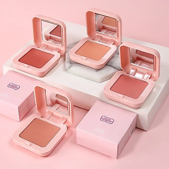 Lameila 3042 บลัชออนปัดแก้ม โทนส้มพีช-ชมพูพีช เนื้อดี