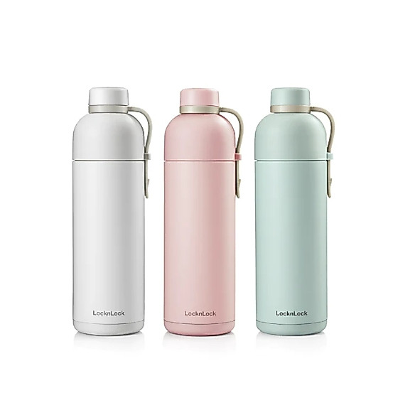 กระบอกน้ำเก็บอุณหภูมิ LocknLock Belt Bottle ความจุ 490 ml. รุ่น LHC4267