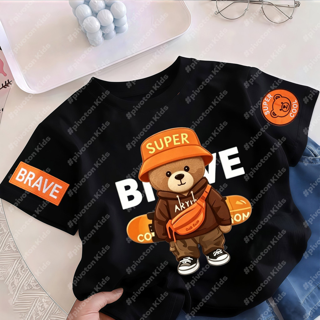 (จัดส่ง24ชม.) เสื้อยืดเด็กผู้ชาย